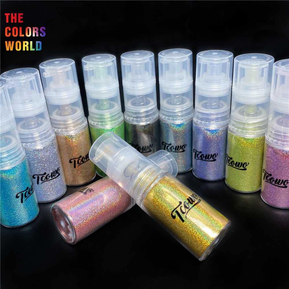 Nail Art Ombre Glitter - TCT-913 Hoogglans Holografische Fijne Glitter Ombre