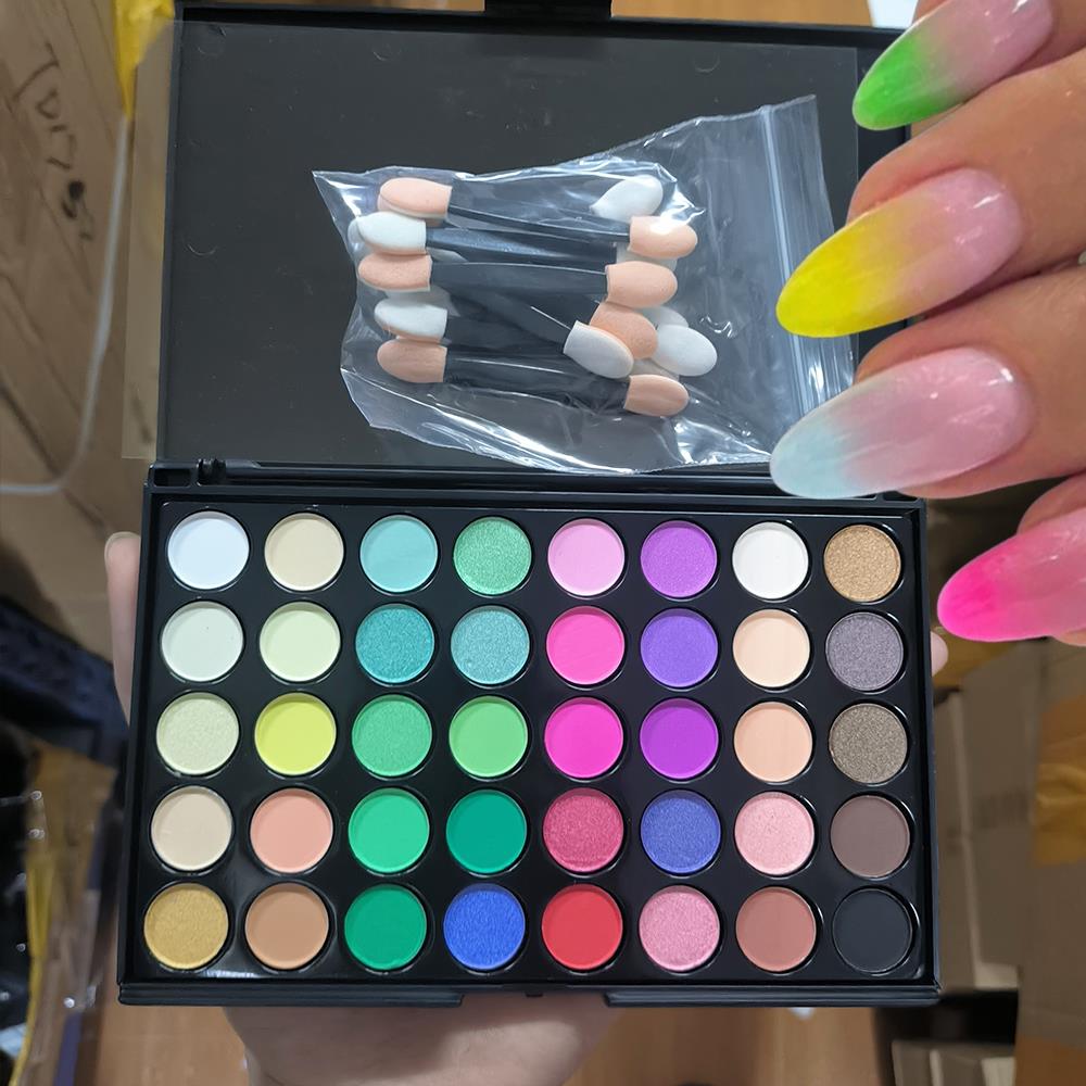 Nail Art Ombre Glitter - 40 Kleuren Ombre Solid Nagellak Poeder