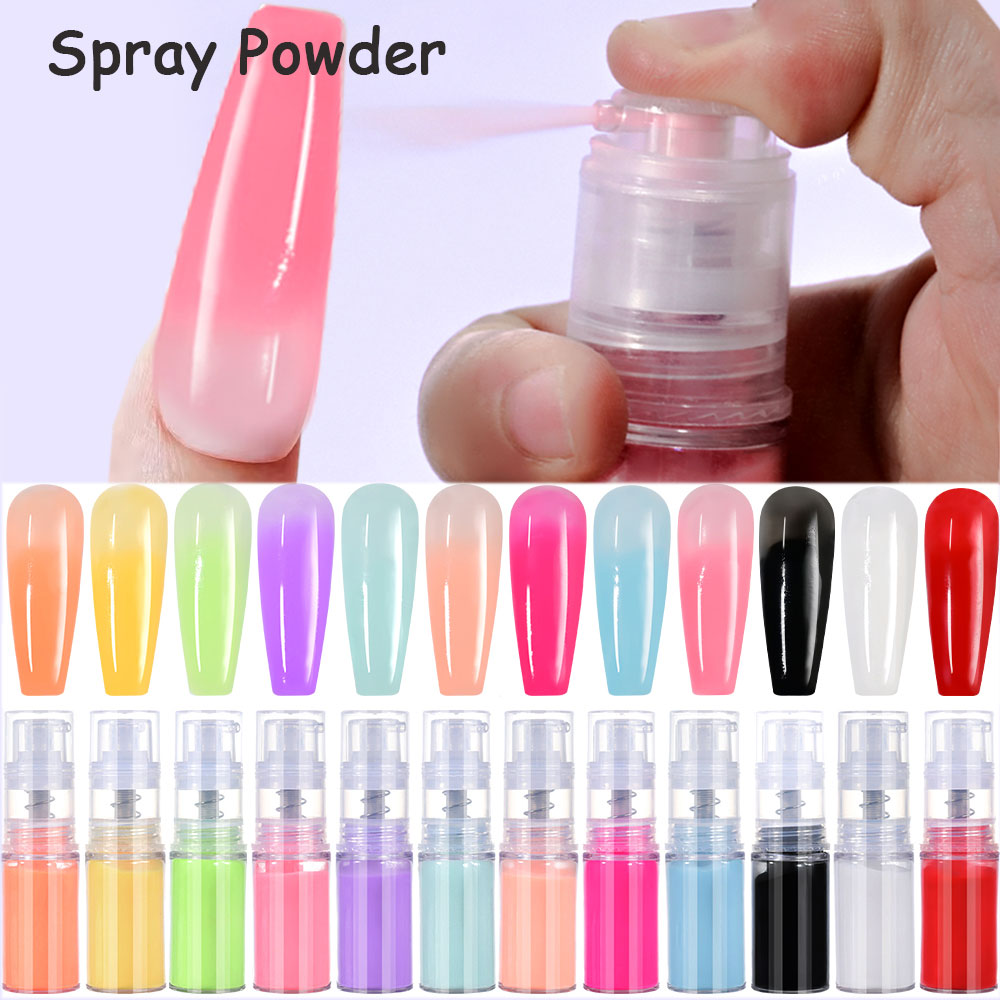 Nail Art Ombre Glitter - 10g/fles Nail Art Ombre Spray Poeder