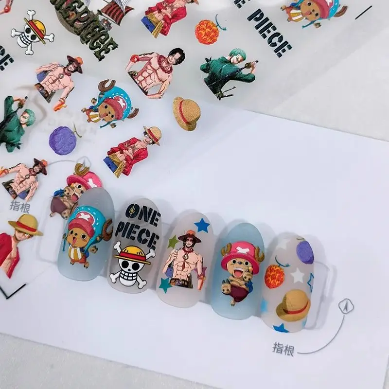 Nail Art Zoro One Piece - Een Stuk Nieuwe Cartoon Luffy Chopper