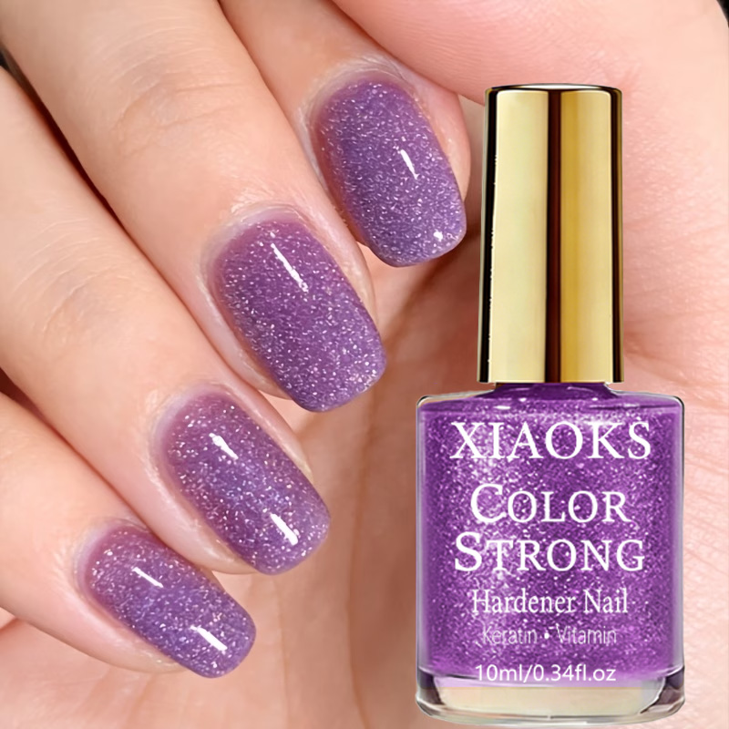 Nail Art Violet - Ice-Clear Grape Purple Crushed Diamond nagellak