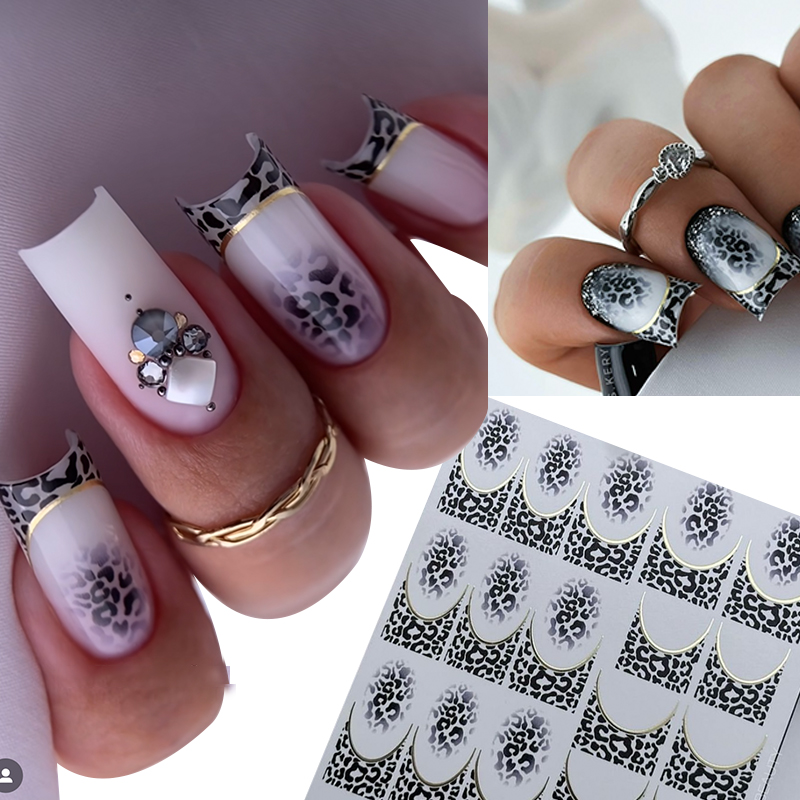 Nail Art Zebra Design - 1 Stuks Nieuwe Tijger Zebra Luipaard