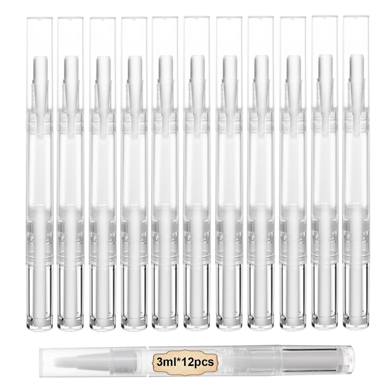 Cuticle Oil Pen - 12 stuks 3 ml lege nagelriemoliepennen,