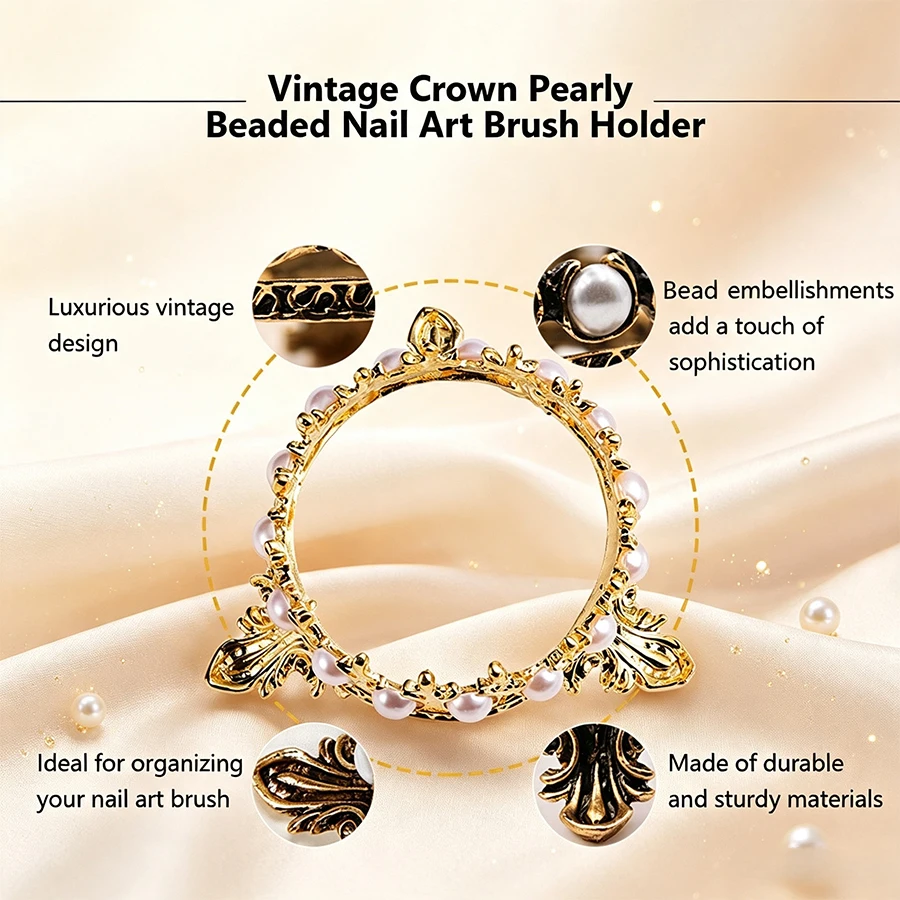 Vintage-stijl kroonvormige nag - Nail Art Vintage recensie en prijs