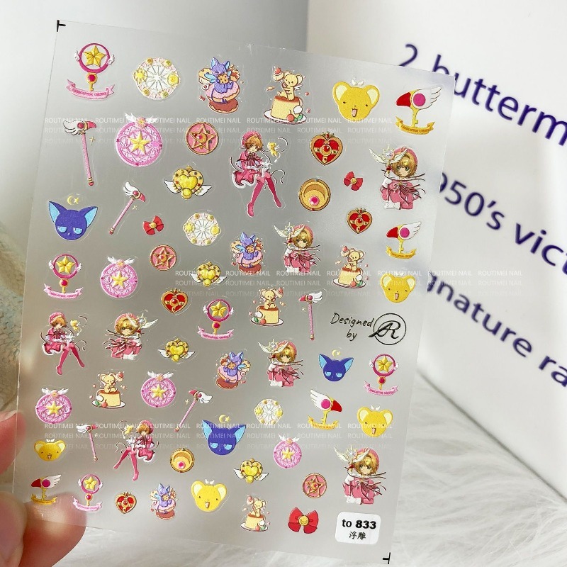 Sailor Moon Nail Stickers Tsuk - Nail Art Maroon recensie en prijs