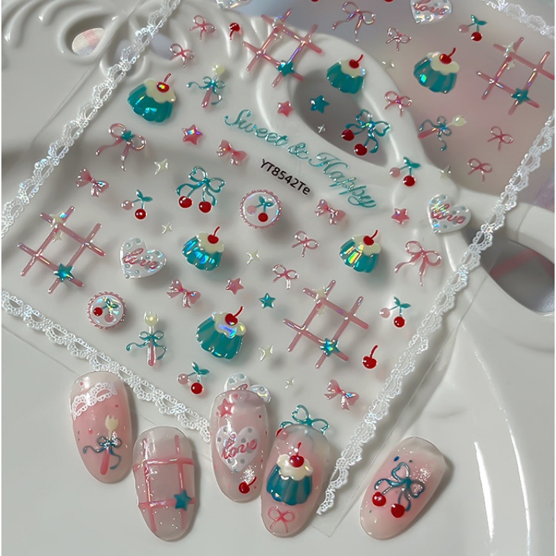 1 stuk schattige rode kersen n - Nail Art Red Cherry recensie en prijs