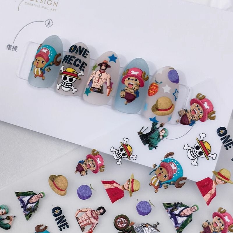 Nieuwe One Piece Monkey· D·Luf - Nail Art Zoro One Piece recensie en prijs