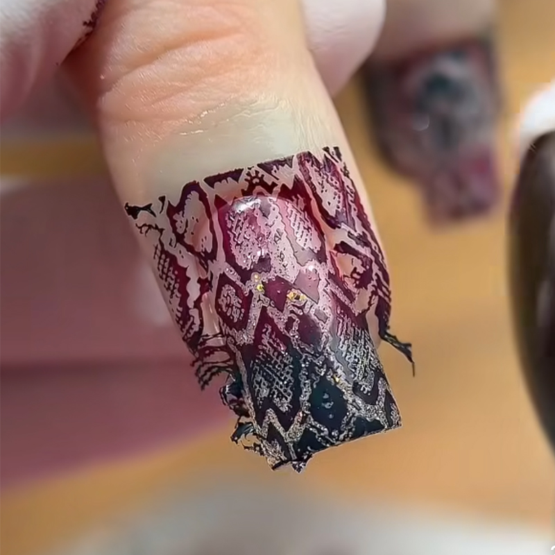 Dierenafbeelding Slang Luipaar - Nail Art Zebra Design recensie en prijs