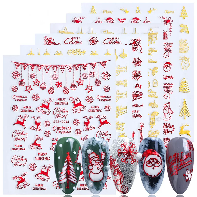 Kerst Nagels Accessoires Rood  - Nail Art Xmas Design recensie en prijs