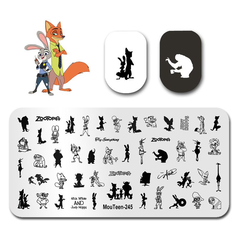MouTeen-245 Disney ZooTopia Ni - Nail Art Zootopia recensie en prijs