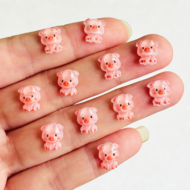 60 stuks cartoon mini varken n - Nail Art Vintage recensie en prijs