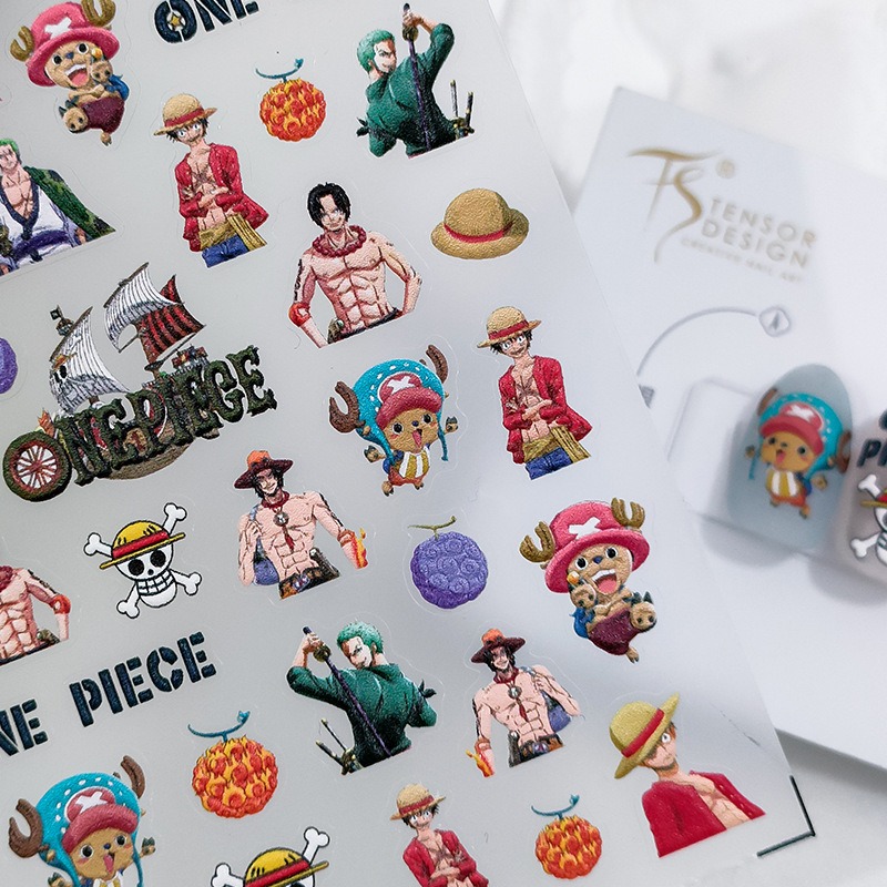 1PCS 5D Nieuwe Een Stuk Nagels - Nail Art Zoro One Piece recensie en prijs
