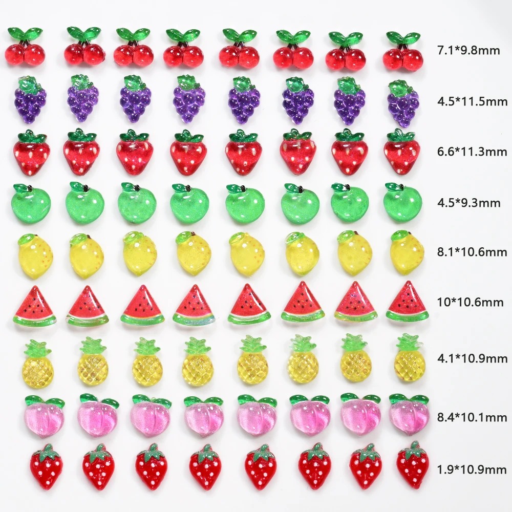 100 stuks 3D rode kersen nagel - Nail Art Red Cherry recensie en prijs