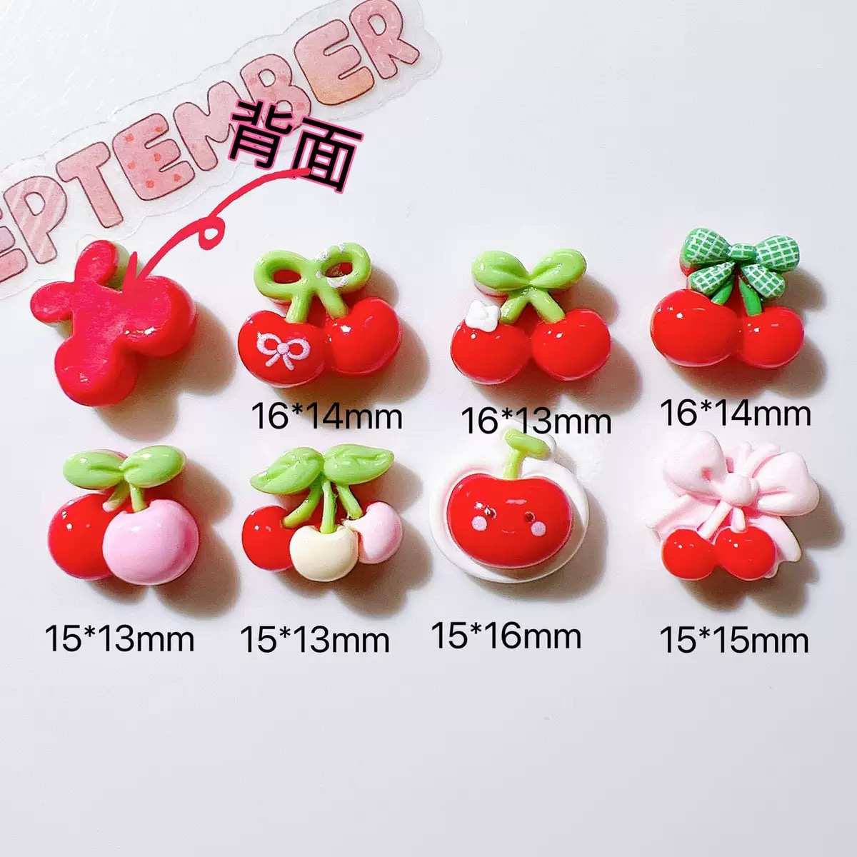 20 Stuks Leuke Mini cartoon me - Nail Art Red Cherry recensie en prijs