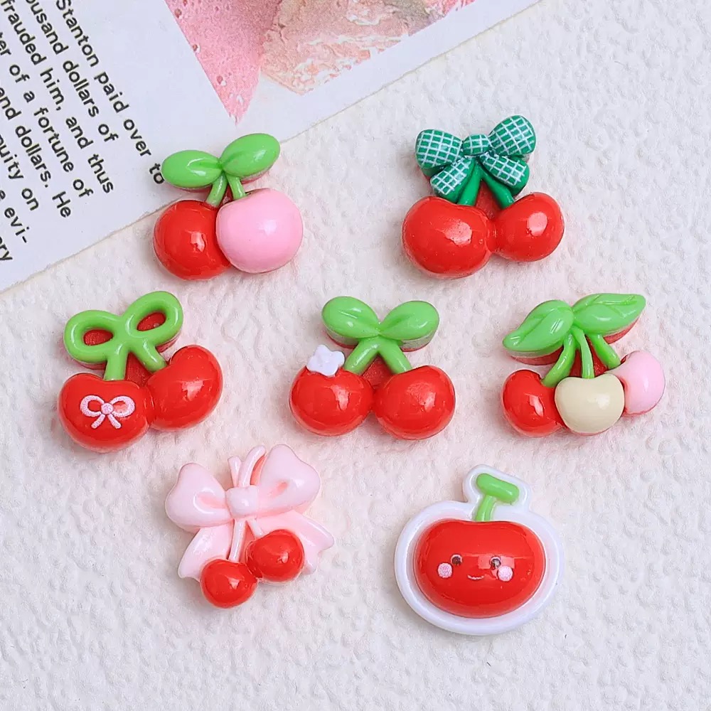 20 Stuks Leuke Mini cartoon me - Nail Art Red Cherry recensie en prijs