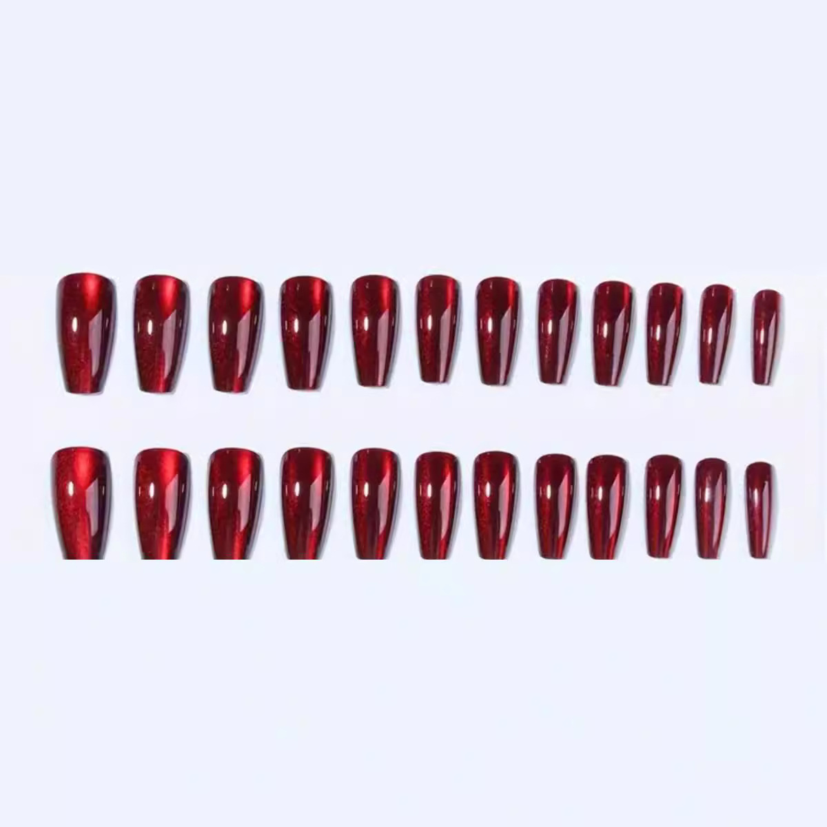 24 stuks rode kattenoog dragen - Nail Art Red Cherry recensie en prijs