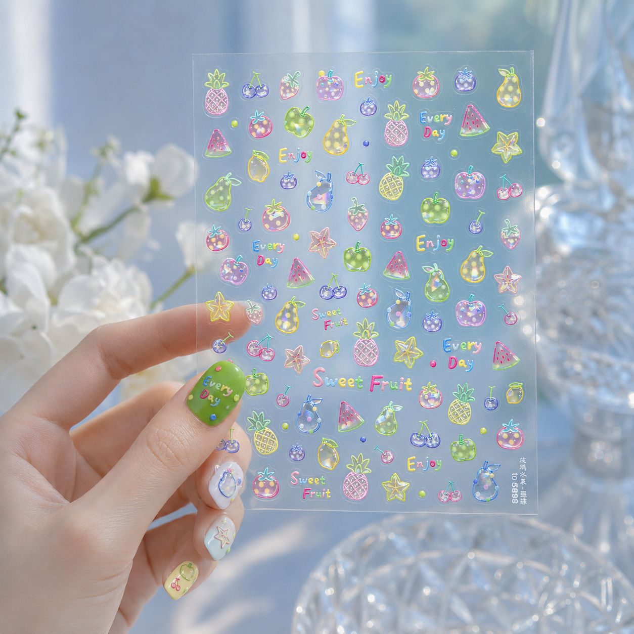 Leuke Jelly 5D Nail Art Sticke - Nail Art Red Cherry recensie en prijs