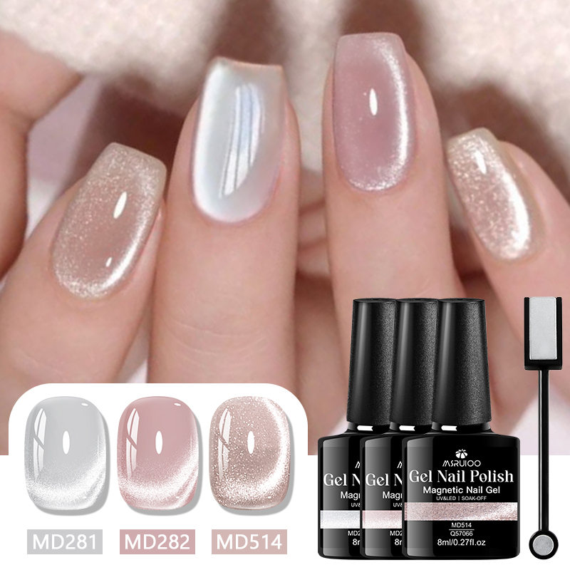 3-delige magnetische gel nagel - Nail Art Violet recensie en prijs