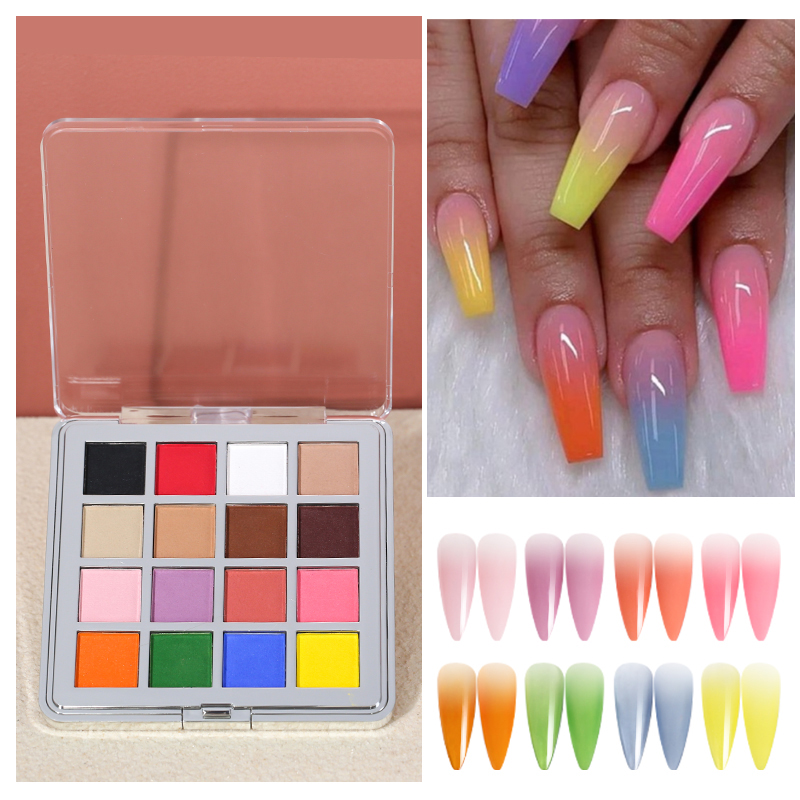 Mocmaki DIY Gradient Nagelpoed - Nail Art Ombre Glitter recensie en prijs