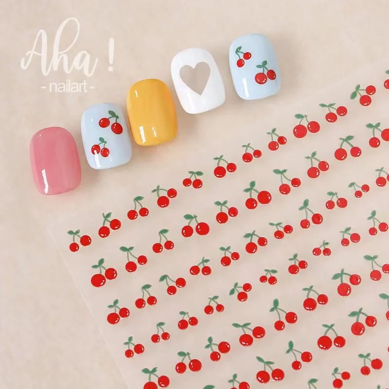 1 vel 3D Zoete Kers Fruit Nail - Nail Art Red Cherry recensie en prijs
