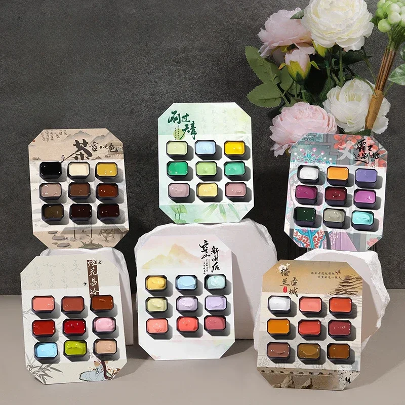9 Kleuren/Doos Pat Ombre Gel N - Nail Art Ombre Glitter recensie en prijs