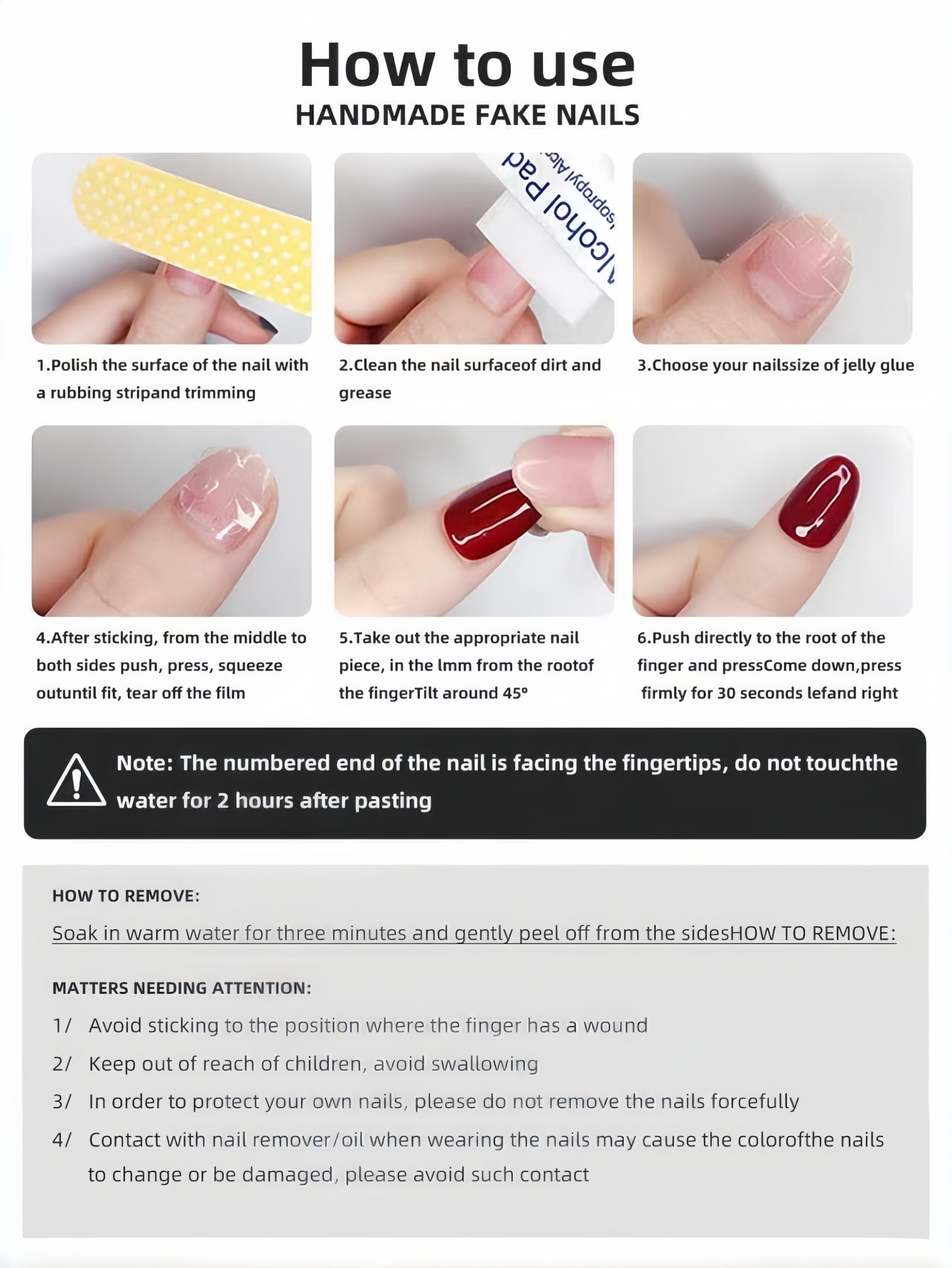 10-delige set, waterdruppelvor - Nail Art Vintage recensie en prijs
