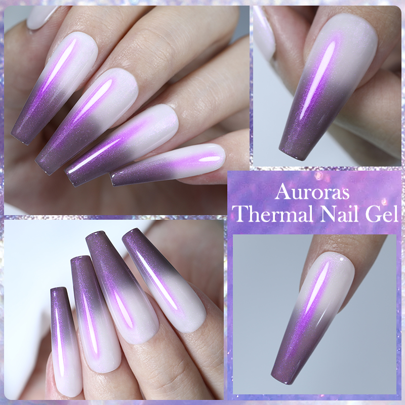 LILYCUTE 7ML Auroras Thermisch - Nail Art Violet recensie en prijs