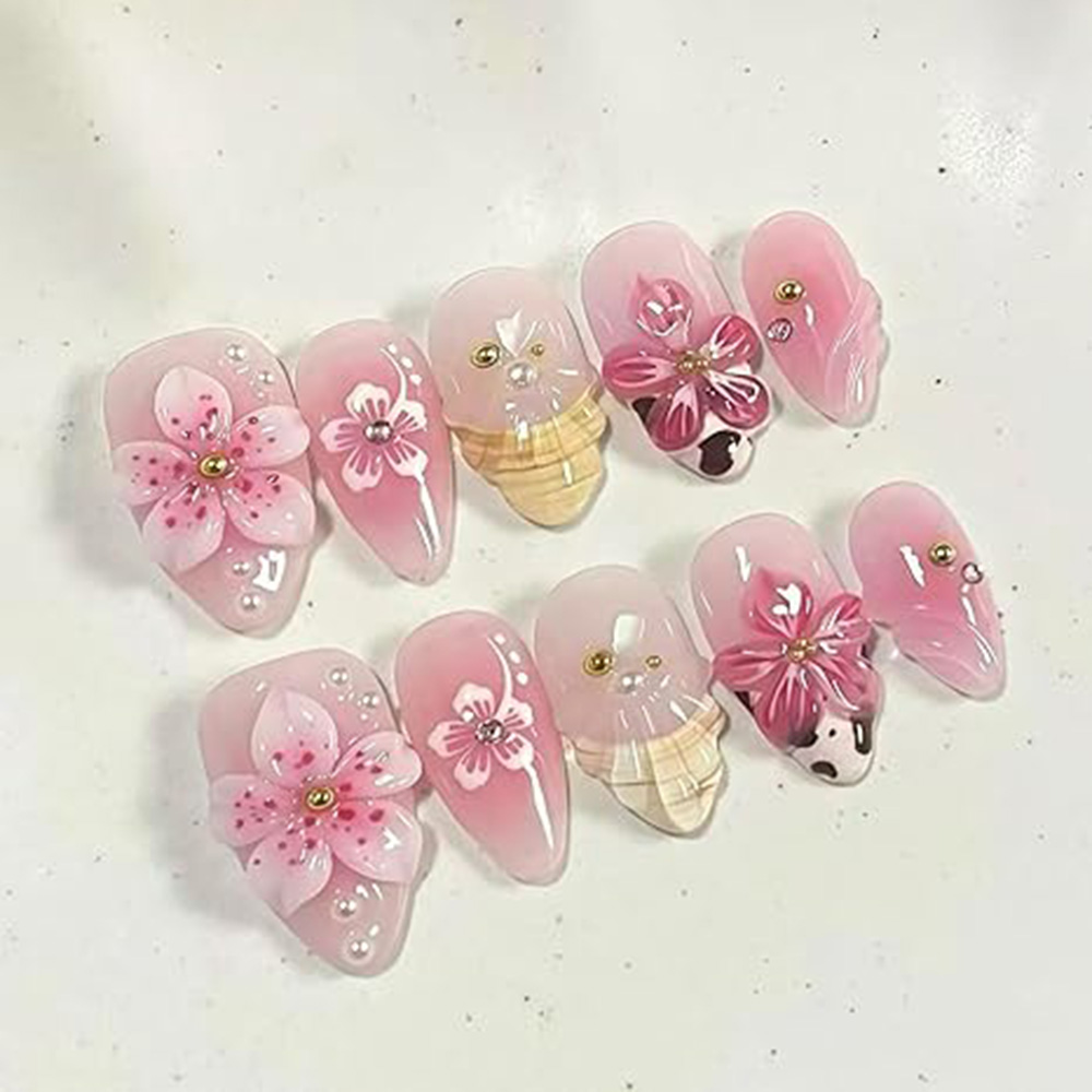 Bloemen 3D Nail Art siliconen  - Nail Art Vintage recensie en prijs
