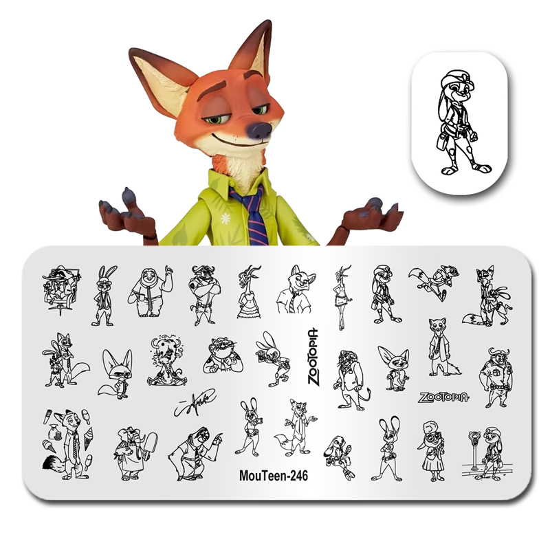 MouTeen-246 Disney Big Size Zo - Nail Art Zootopia recensie en prijs
