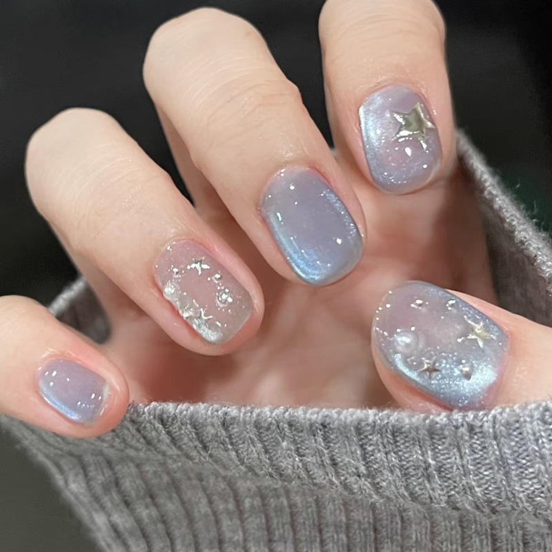 24 stuks korte vierkante opzet - Nail Art Ombre Glitter recensie en prijs