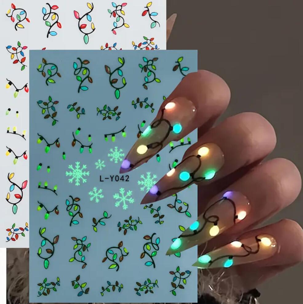 3D Lichtgevende Gloeilamp Kers - Nail Art Xmas Design recensie en prijs