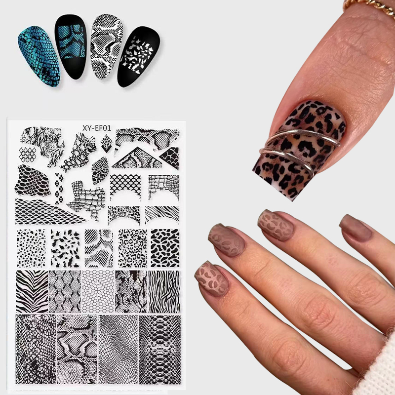 Nieuwe dierenbeeld slang luipa - Nail Art Zebra Design recensie en prijs
