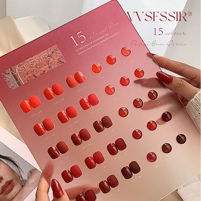 VVSFSSIR Nagellak Set met 15 K - Nail Art Red Cherry recensie en prijs