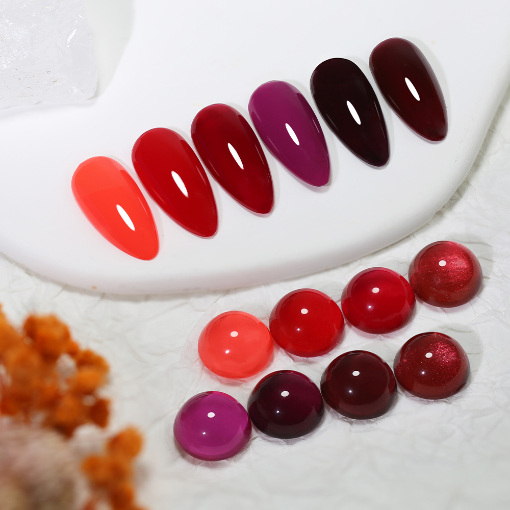 Clou Beaute Klassieke rode gel - Nail Art Red Cherry recensie en prijs