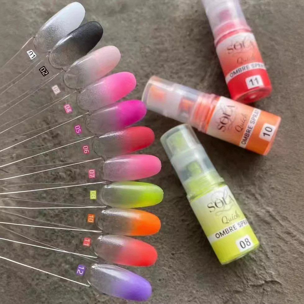 Pastel Neon Gradiënt Poeder Na - Nail Art Ombre Glitter recensie en prijs